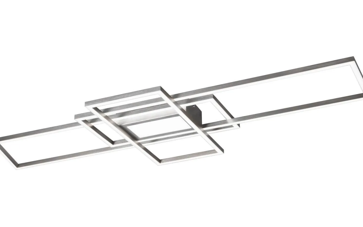Plafonder-Trio Lighting Irvine Plafond LED i borstat stål