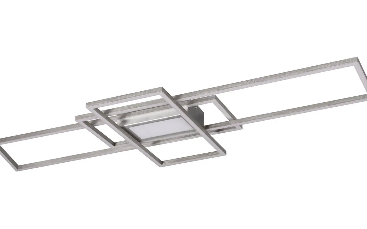 Plafonder-Trio Lighting Irvine Plafond LED i borstat stål