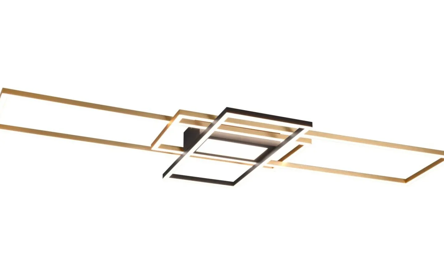 Plafonder < Trio Lighting Irvine Plafond LED matt mässing/matt svart