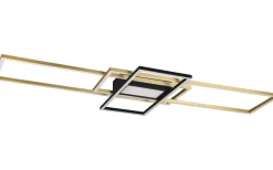 Plafonder < Trio Lighting Irvine Plafond LED matt mässing/matt svart