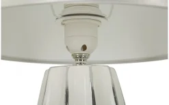 Bordslampor < Mauro Ferretti Italiano Bordslampa 45cm Vit/Silver
