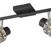 Takspot Med 2 Lampor < Reality Jack Spotlight 2-delad E27 mattsvart