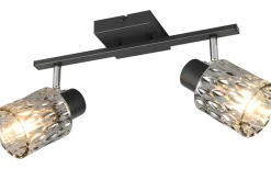 Takspot Med 2 Lampor < Reality Jack Spotlight 2-delad E27 mattsvart