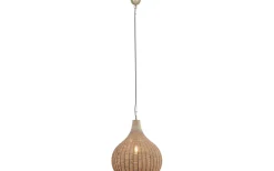 Stora Taklampor Ø50-69 Cm < Trio Lighting Janne Takpendel 54cm E27 naturfärgad/jute