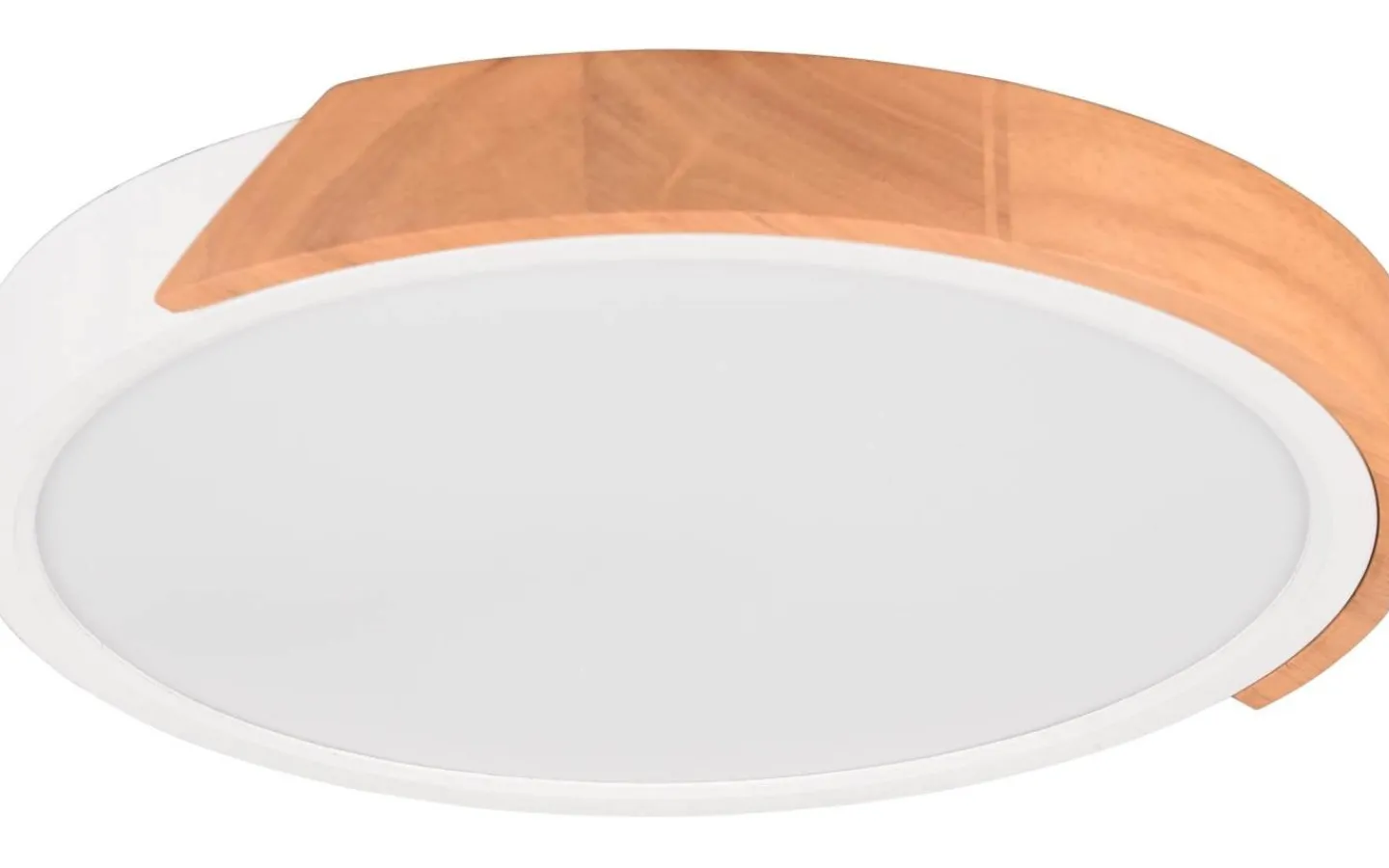Plafonder < Reality Jano Plafond LED matt vit/trä
