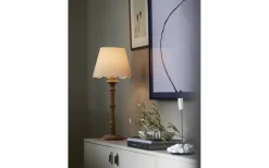Enfärgade Runda Lampskärmar < PR Home Jasmine Lampskärm Offwhite 20cm