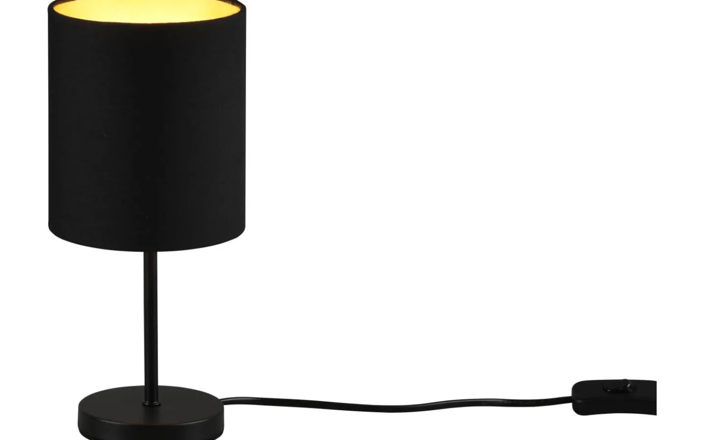 Bordslampor-Reality Jerry Bordslampa E14 matt svart/guld