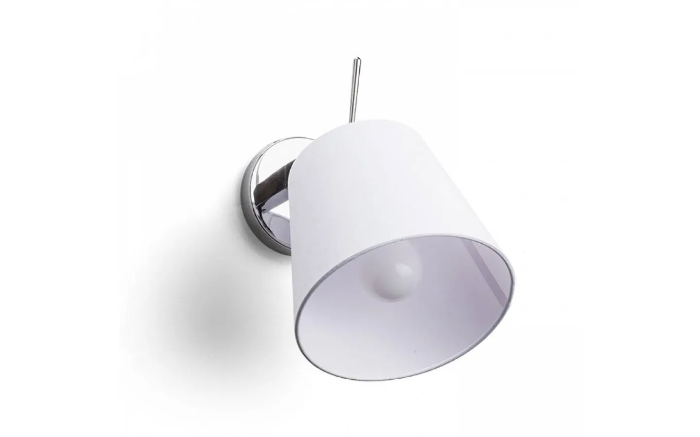 Läslampor-Rendl Jersey Vägglampa Vit/Krom E27