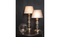 Bordslampor-Aneta Johanna Bordslampa 30cm Antik/Vit