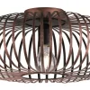 Plafonder-Trio Lighting Johann Plafond 40cm E27 antikkoppar