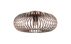 Plafonder-Trio Lighting Johann Plafond 40cm E27 antikkoppar