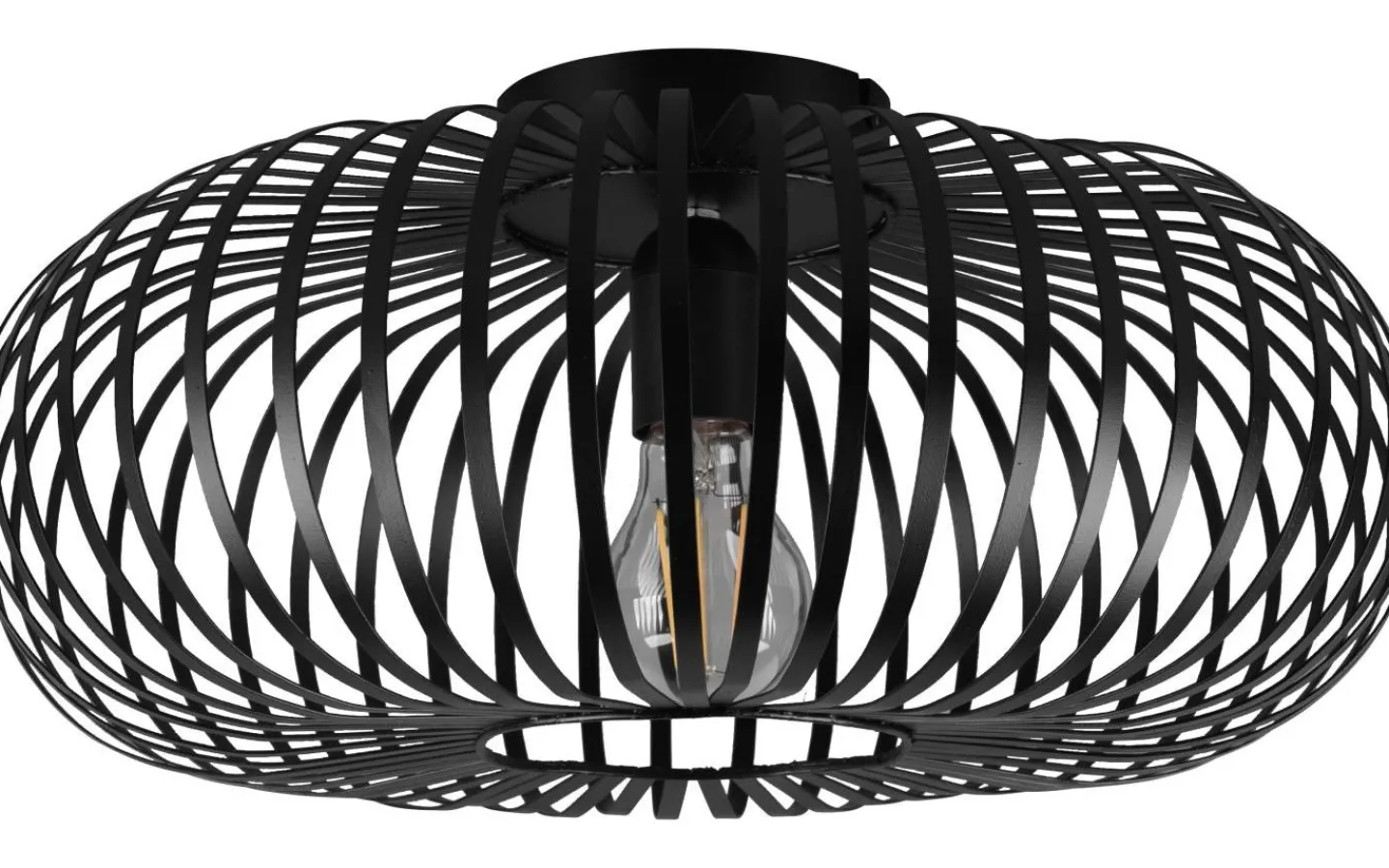 Plafonder-Trio Lighting Johann Plafond 40cm E27 mattsvart