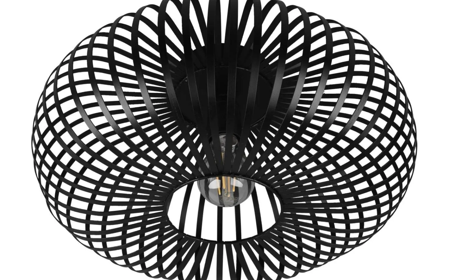 Plafonder-Trio Lighting Johann Plafond 40cm E27 mattsvart
