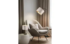 Bordslampor-Trio Lighting Julieta Bordslampa E27 beige