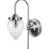 Badrumslampor Vägg < Globen Lighting Juni Vägglampa Antikstål/Klar IP44