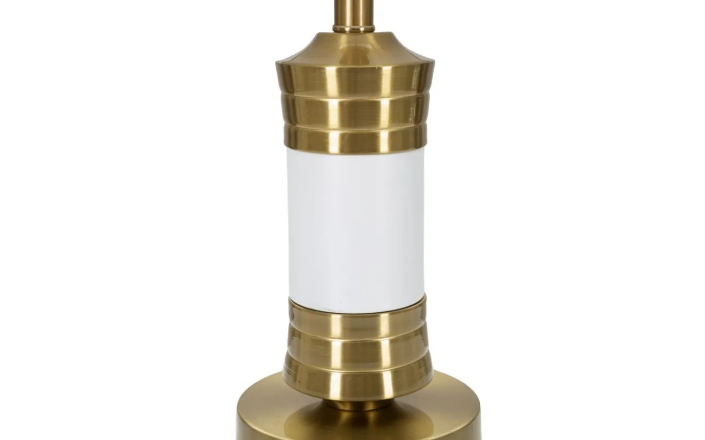 Bordslampor < Mauro Ferretti Jupiter Bordslampa 52cm Vit/Guld