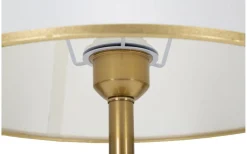 Bordslampor < Mauro Ferretti Jupiter Bordslampa 52cm Vit/Guld
