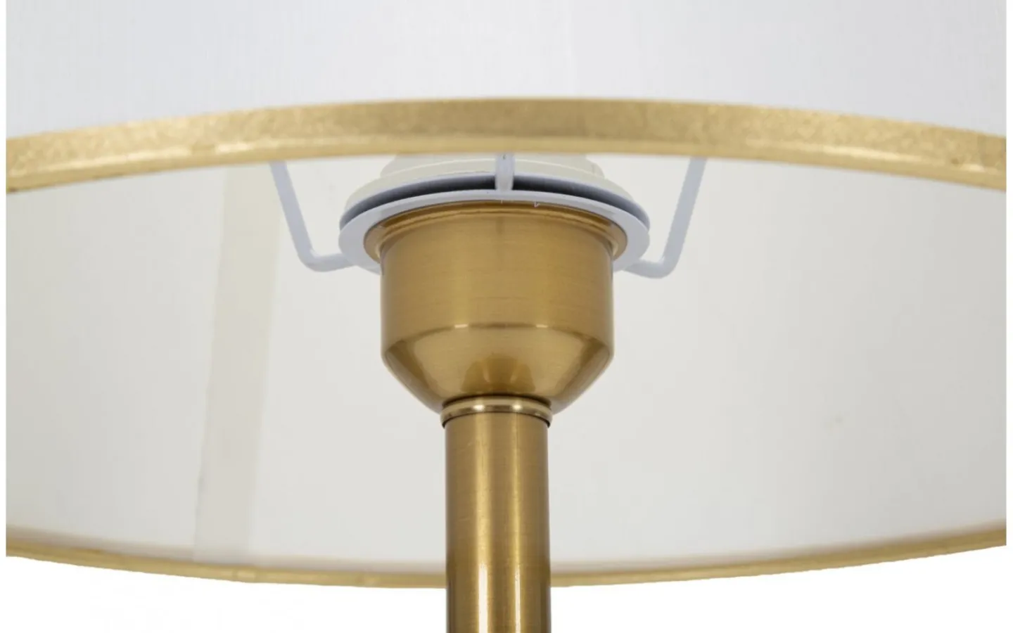 Bordslampor < Mauro Ferretti Jupiter Bordslampa 52cm Vit/Guld