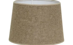 Enfärgade Runda Lampskärmar < Hallbergs Jute Lampskärm Ø30cm Natur