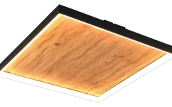 Plafonder-Trio Lighting Kalea Plafond LED trä