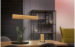 Avlånga Taklampor < Trio Lighting Kalea Taklampa LED i trä