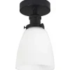 Badrum|Badrumslampor Tak < PR Home Kappa Plafond 14cm Svart/Opal
