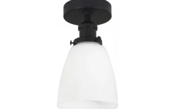 Badrum|Badrumslampor Tak < PR Home Kappa Plafond 14cm Svart/Opal