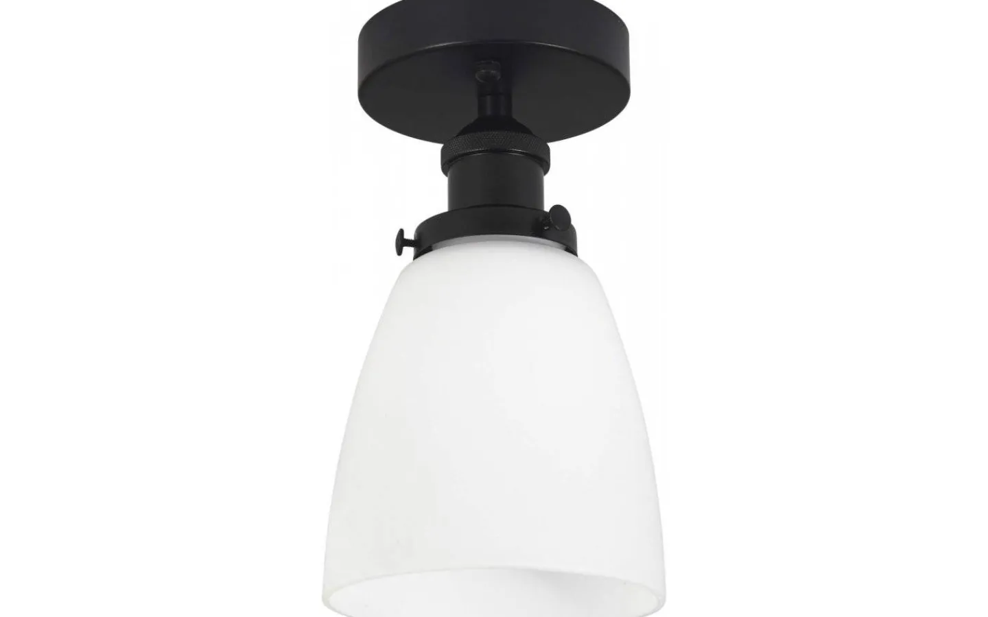 Badrum|Badrumslampor Tak < PR Home Kappa Plafond 14cm Svart/Opal