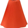 Toppringsskärmar < Hallbergs Karin Plisserad Toppringskärm Ø25cm Satin Orange