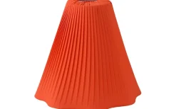 Toppringsskärmar < Hallbergs Karin Plisserad Toppringskärm Ø25cm Satin Orange