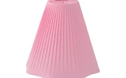 Toppringsskärmar < Hallbergs Karin Plisserad Toppringskärm Ø25cm Satin Dimrosa
