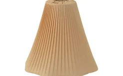Toppringsskärmar-Hallbergs Karin Plisserad Toppringskärm Ø25cm Satin Guld