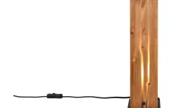 Bordslampor-Trio Lighting Karuni Bordslampa E27 matt svart/trä