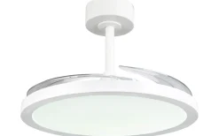 Takfläktar < Reality Kasfjord Takfläkt 107cm LED matt vit stjärnljus