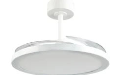 Takfläktar < Reality Kasfjord Takfläkt 107cm LED matt vit stjärnljus