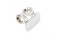 Avlånga Takspotlights|Takspot Med 2 Lampor < Rendl Kelly II Takspotlight Vit LED 2x12W 3000K