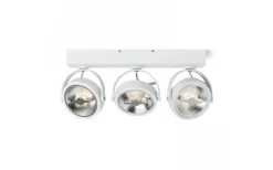 Takspot Med 3 Lampor-Rendl Kelly Takspotlight 44cm LED 3x12W 3000K Vit
