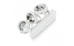 Takspot Med 3 Lampor-Rendl Kelly Takspotlight 44cm LED 3x12W 3000K Vit