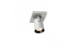 Takspot Med 1 Lampa-Rendl Kenny I Takspotlight 11cm Aluminium/Svart