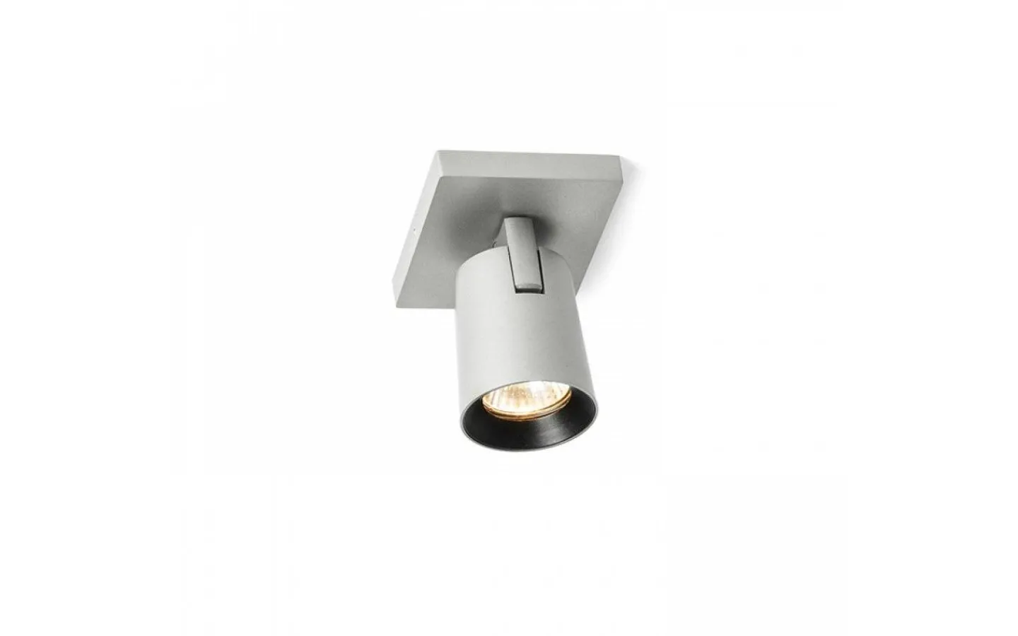 Takspot Med 1 Lampa-Rendl Kenny I Takspotlight 11cm Aluminium/Svart