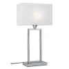 Vardagsrum|Sovrum-Cottex Kensington Bordslampa 51cm Krom/Vit