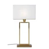 Vardagsrum|Sovrum-Cottex Kensington Bordslampa 51cm Mässing/Vit