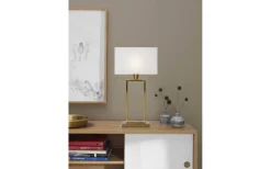 Vardagsrum|Sovrum-Cottex Kensington Bordslampa 51cm Mässing/Vit