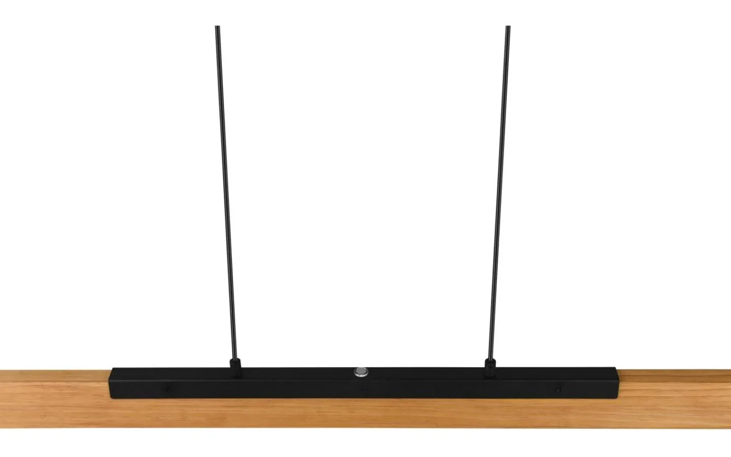 Avlånga Taklampor < Trio Lighting Kerala Takpendel LED matt svart/trä