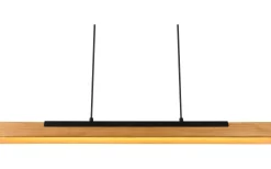 Avlånga Taklampor < Trio Lighting Kerala Takpendel LED matt svart/trä