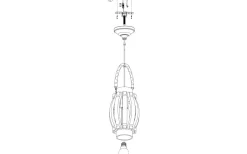 Fönsterlampor < Eglo Kinross Fönsterlampa 19cm Brun