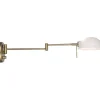 Läslampor-Halo Design Kjøbenhavn Vägglampa Grande Antikmässing/Opal