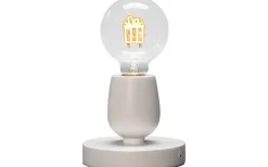 Inomhusdekorationer Batteri|Bordslampor-Konstsmide Klapp Batteridriven Bordslampa LED 19,5cm Vit
