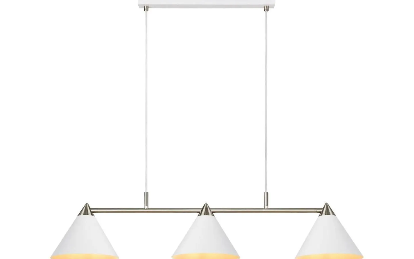 Kök & Matplats|Avlånga Taklampor-Markslojd Klint Taklampa 98cm 3L Vit/Stål