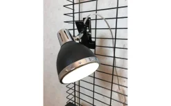 Läslampor|Klämlampor-Oriva Klämma Vägglampa Svart